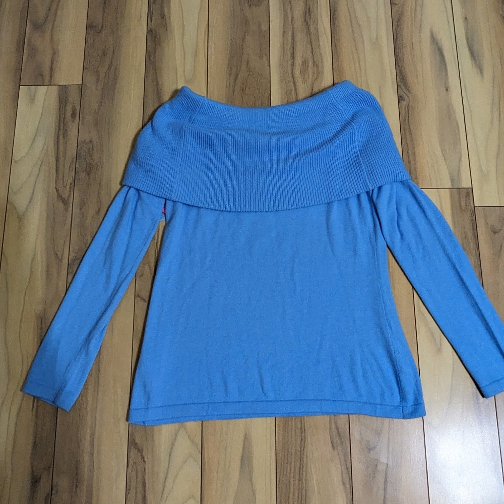 NWT! Lilly Pulitzer Christin Sweater Zanzibar Blue Size L $138 - Picture 11 of 12